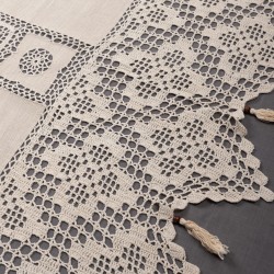 κουρτίνα 426 (200cm X 270cm) Ecru με τιράντες