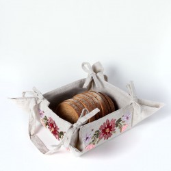 Ψωμιέρα Rococo 4338 (18cm X 18cm) μπέζ