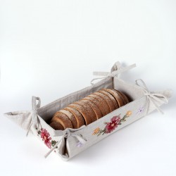 Ψωμιέρα Rococo 4338 (14cm X 30cm) μπέζ
