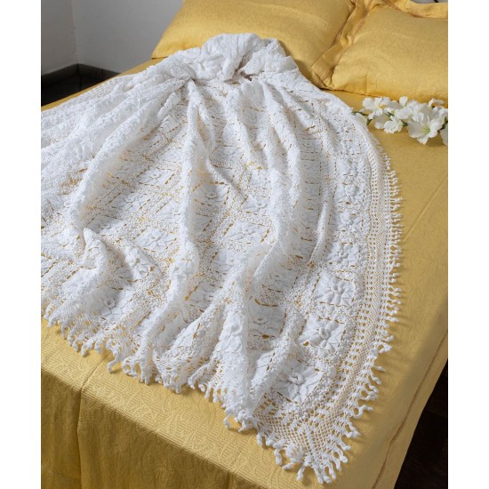 Silk Fashion Χειροποίητη Πλεκτή Κουβέρτα 4452 (225Cm X 250Cm)