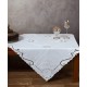 Silk Fashion Χειροποίητο Καρέ 461 (90Cm X 90Cm) Λευκό