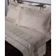 Silk Fashion Χειροποιητο Πλεκτο Σεντονι 4642 Τεσσαρων Τεμαχιων (225Cm X 270Cm) Μπεζ