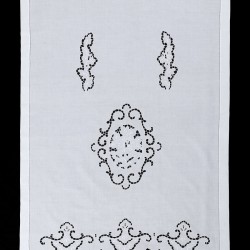 κουρτίνα 499 (200cm X 300cm) λευκή με τούνελ