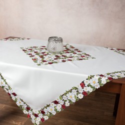 Σατέν κοφτό τραπεζοκαρέ (135cm X 135cm) 5000 Not Full