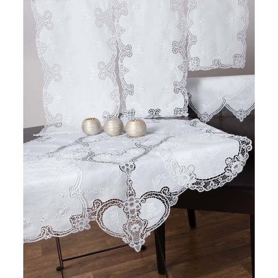 Silk Fashion Σετ (Σετ 6 Τεμαχίων) 501 Λευκό