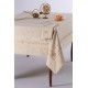 Silk Fashion Χειροποίητο Τραπεζομάντηλο 5013 (140Cm X 180Cm) Λαδί