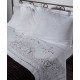 Silk Fashion Χειροποιητο Πλεκτο Σεντονι 5088 Τεσσαρων Τεμαχιων (225Cm X 270Cm) Λευκο