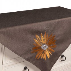 Τραπεζοκαρέ 5227 (130cm X 130cm) καφέ 