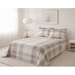Σετ σεντόνια βαμβακερά 200TC (160cm x 200cm + 35cm) form