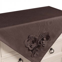 Τραπεζοκαρέ 558 (130cm X 130cm) καφέ 