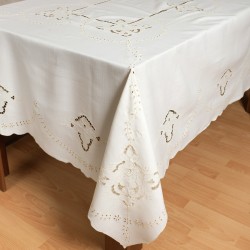 Τραπεζομάντηλο μηχανής 563 (165cm X 220cm) Μπέζ