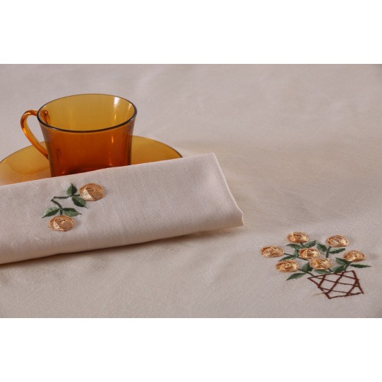 Silk Fashion Τραπεζομάντηλο 569B (170Cm X 270Cm) Κίτρινο