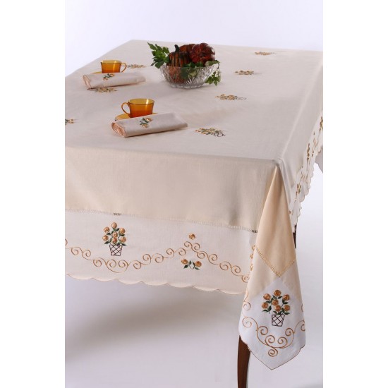 Silk Fashion Τραπεζομάντηλο 569B (170Cm X 270Cm) Κίτρινο