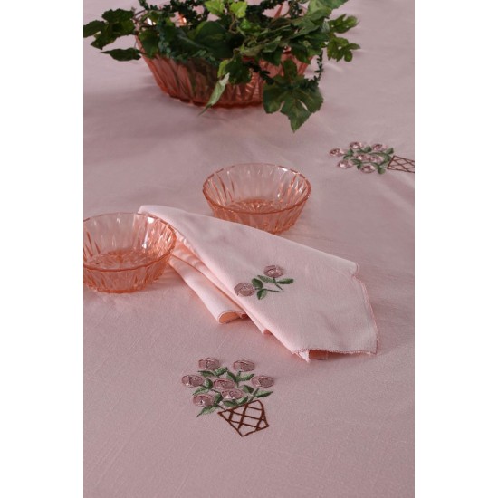 Silk Fashion Τραπεζομάντηλο 569B (170Cm X 270Cm) Ρόζ
