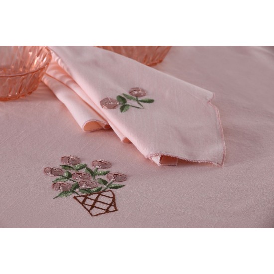 Silk Fashion Τραπεζομάντηλο 569B (170Cm X 270Cm) Ρόζ