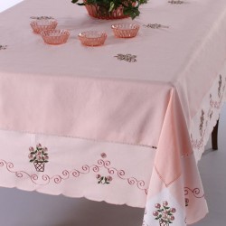 Silk Fashion Τραπεζομάντηλο 569B (170Cm X 270Cm) Ρόζ