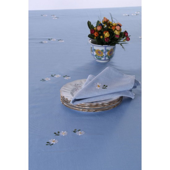 Silk Fashion Τραπεζομάντηλο 589B (170Cm X 270Cm) Σιέλ