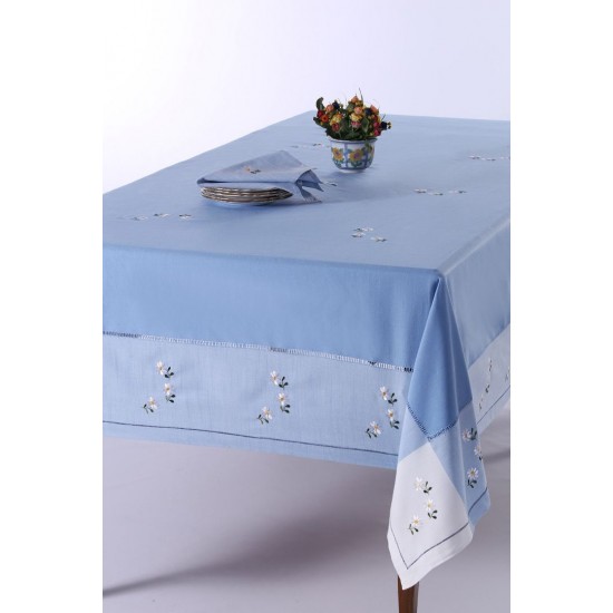 Silk Fashion Τραπεζομάντηλο 589B (170Cm X 270Cm) Σιέλ