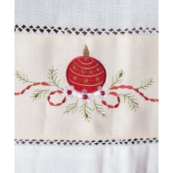 χριστουγεννιάτικο τραπεζοκαρέ ( 135cm X 135cm) 5911