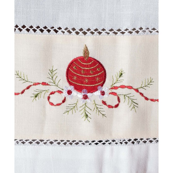 χριστουγεννιάτικο τραπεζοκαρέ ( 135cm X 135cm) 5911