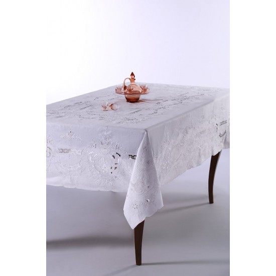 Silk Fashion Χειροποίητο Τραπεζομάντηλο 6011 (170Cm X 220Cm)