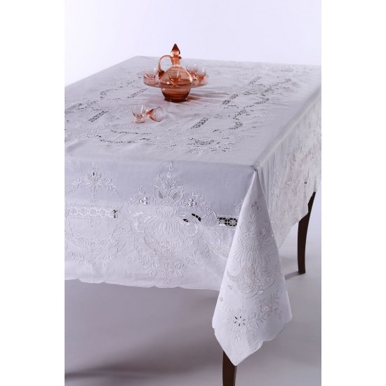 Silk Fashion Χειροποίητο Τραπεζομάντηλο 6011 (170Cm X 270Cm)