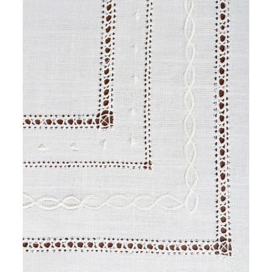 Τραπεζομάντηλο 602 (175cm X 450cm) λευκό Τραπεζομάντηλο 602 (175cm X 450cm) λευκό
