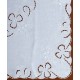 Silk Fashion Χειροποίητο Κοφτό Καρέ 604 (90Cm X 90Cm) Λευκό
