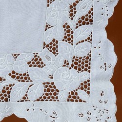 Silk Fashion Χειροποίητο Τραπεζοκαρέ 611 (140Cm X 140Cm)