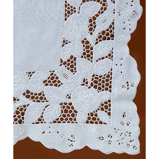 Silk Fashion Χειροποίητο Τραπεζοκαρέ 611 (140Cm X 140Cm)