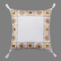 Μαξιλαροθήκη (40cm X 40cm) 612 ΧΝ-03 Λευκό
