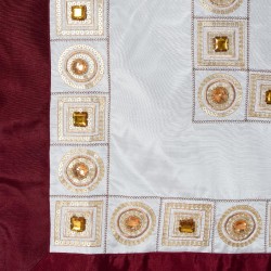 Σετ 7 τεμαχίων (85cm X 85cm, 40cm X 110cm, 130cm X 130cm, 2x45cm X 45cm, 2x55cm X 55cm) 612 ΧΝ-03 Λευκό