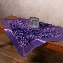 Σατέν καρέ 6134 (85cm X 85cm) μωβ