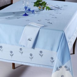 Silk Fashion Τραπεζομάντηλο 623 (170Cm X 220Cm) Σιέλ