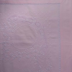 Silk Fashion Χειροποιητο Σεντονι 624 Τεσσαρων Τεμαχιων (225Cm X 270Cm) Ροζ