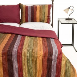 Silk Fashion Κουβερλι Σετ (160Cm X 220Cm + 1 X 50Cm X 70Cm) 6329 Μπορντώ