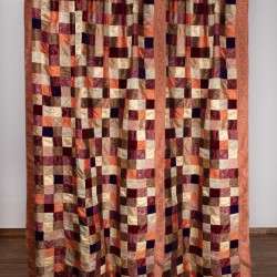 Κουρτίνα 6380 (150cm X 275cm) με τούνελ μπορντώ