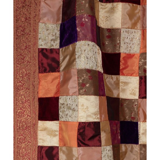 Κουρτίνα 6380 (150cm X 275cm) με τούνελ μπορντώ