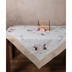 Πασχαλινό τραπεζομάντηλο (140cm X 180cm) 6386-1 Πασχαλινό τραπεζομάντηλο (140cm X 180cm) 6386-1