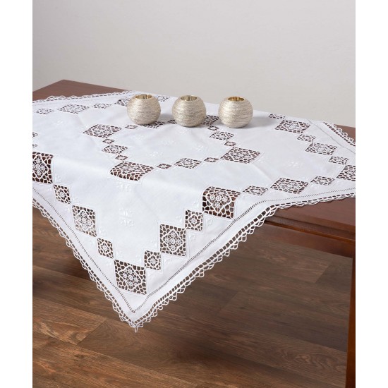 Silk Fashion Χειροποίητο Καρέ (90Cm X 90Cm) 641