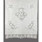 κουρτίνα 662 (120cm X 250cm) λευκό με τούνελ