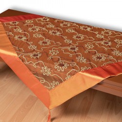 Τούλινο καρέ 7180 (85cm X 85cm) πορτοκαλί