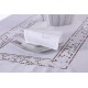 Silk Fashion Χειροποίητο Τραπεζομάντηλο 682 (140Cm X 180Cm) Λευκό
