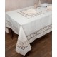 Χειροποίητο τραπεζομάντηλο 682 (170cm X 220cm) μπεζ