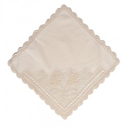 Πετσετάκια γωνίες 12 τεμάχια (33cm X 33cm) 7021 μπέζ
