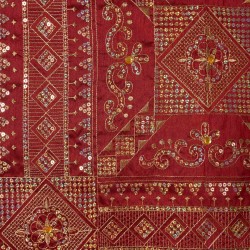 Σετ 7 τεμαχίων (85cm X 85cm, 40cm X 110cm, 130cm X 130cm, 2x45cm X 45cm, 2x55cm X 55cm) 703 ΧΝ-48 Μπορντώ