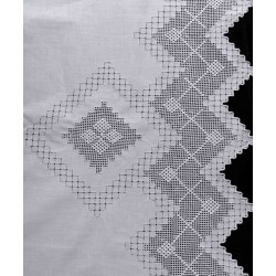 Silk Fashion Χειροποιητο Σεντονι 712 Φιλτιρε Τεσσαρων Τεμαχιων (225Cm X 270Cm) Λευκο