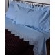 Silk Fashion Χειροποιητο Σεντονι 712 Φιλτιρε Τεσσαρων Τεμαχιων (225Cm X 270Cm) Σιελ