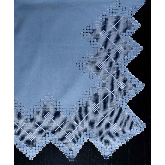 Silk Fashion Χειροποιητο Σεντονι 712 Φιλτιρε Τεσσαρων Τεμαχιων (225Cm X 270Cm) Σιελ