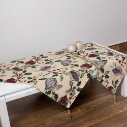χριστουγεννιάτικο τραπεζοκαρέ  (135cm X 135cm) 718